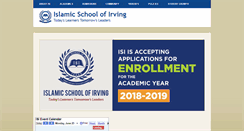 Desktop Screenshot of islamicschoolofirving.org
